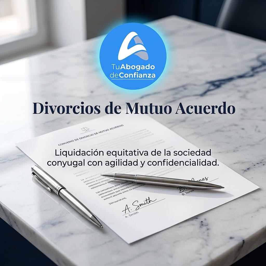 Divorcios de Mutuo Acuerdo — Liquidación equitativa de la sociedad conyugal