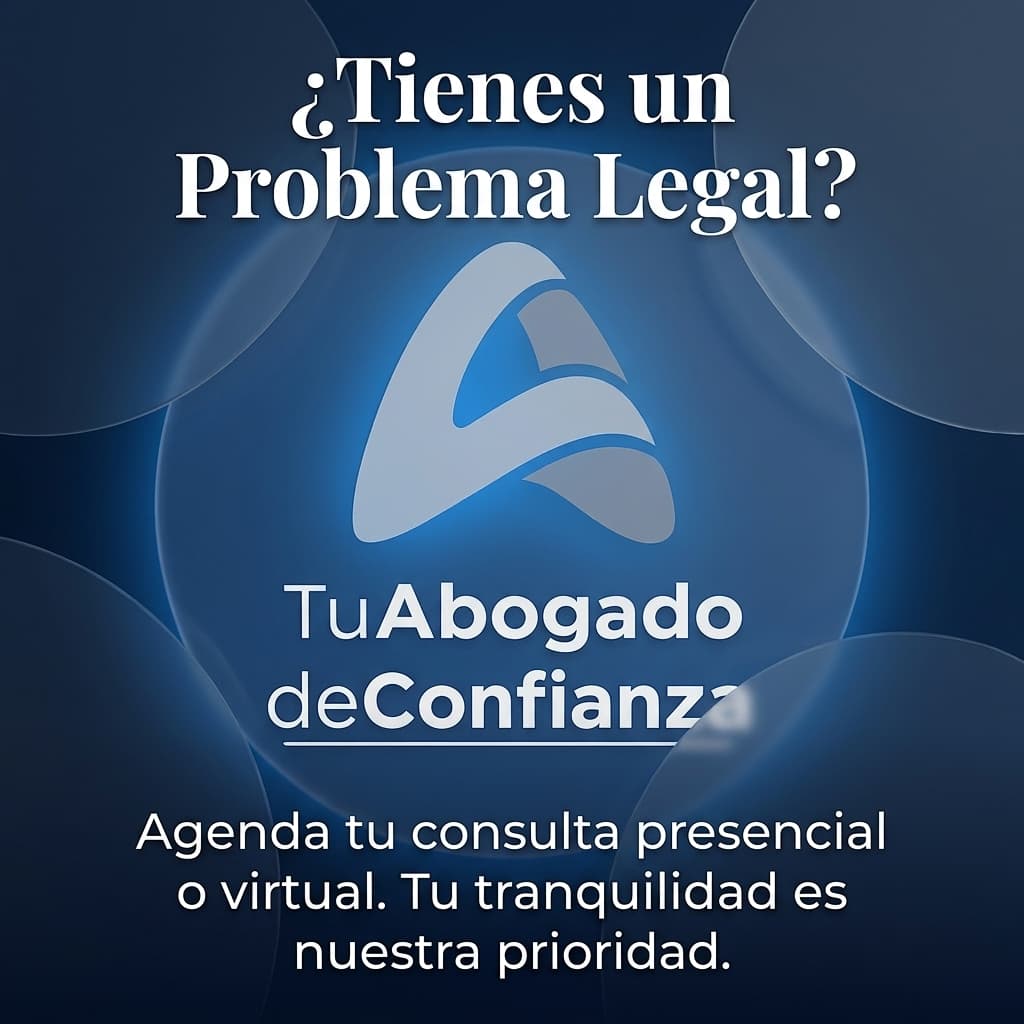 ¿Tienes un Problema Legal? — Agenda tu consulta presencial o virtual